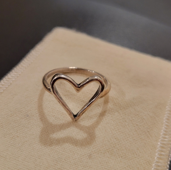 Size 10 James Avery Fearless Hear Ring - Picture 1 of 4